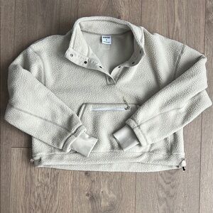 Gymshark Cream Fleece Pullover